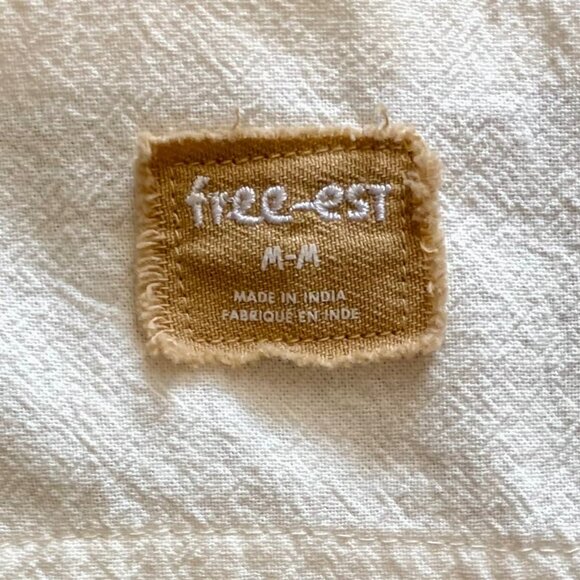 Free People free-est St. Tropez Tunic Striped Beach Mini Dress Cover-Up - Picture 12 of 12